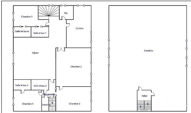 Maison &agrave; vendre - 10 pi&egrave;ces - 318 m2 - Moisdon La Riviere - 44 - PAYS-DE-LOIRE